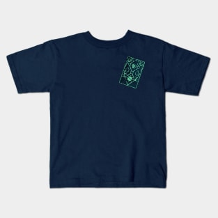 Blacklight Inscryption card Kids T-Shirt